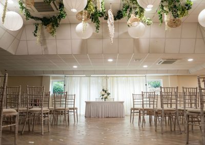 An inside ceremony